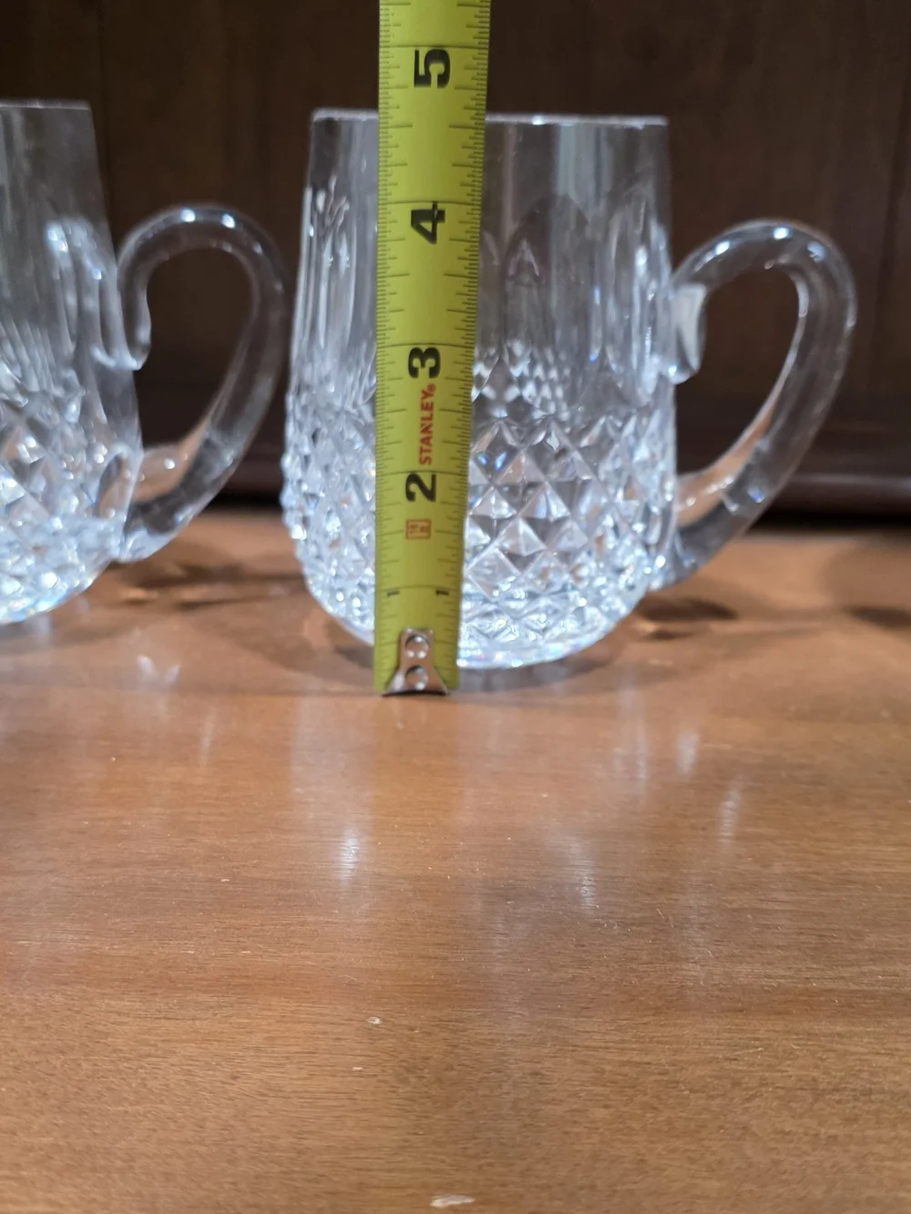 Waterford COLLEEN Crystal Tankard Beer Mug Glass - RARE - Vintage Waterford Mark